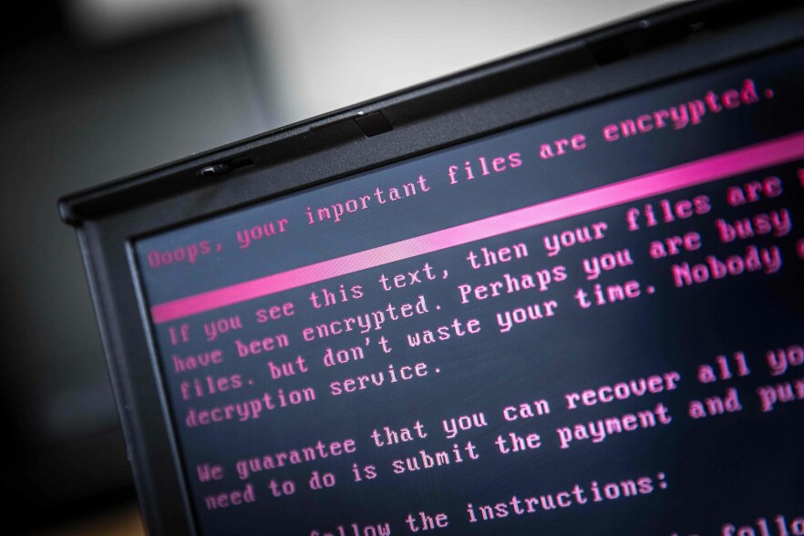 Selv om ransomware-angrep har stjålet avisoverskriftene, er det bare et knippe produktive aktører som står bak de fleste av angrepene, fortalte forskeren Crane Hassold på den amerikanske sikkerhetskonferansen RSA. 📸: AFP / Rob Engelaar