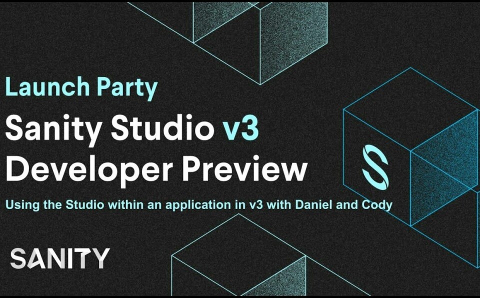 v3 Developer Preview - Using the Studio within an application in v3 with Daniel & Cody