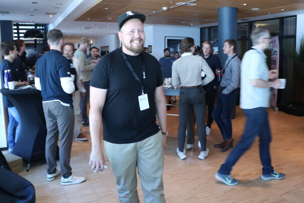 At Kristofer Giltvedt Selbekk i Bekk liker React kommer neppe til å sjokkere noen. Men også Selbekk innrømmer at det også handler om hva man er vant med. 📸: Ole Petter Baugerød Stokke