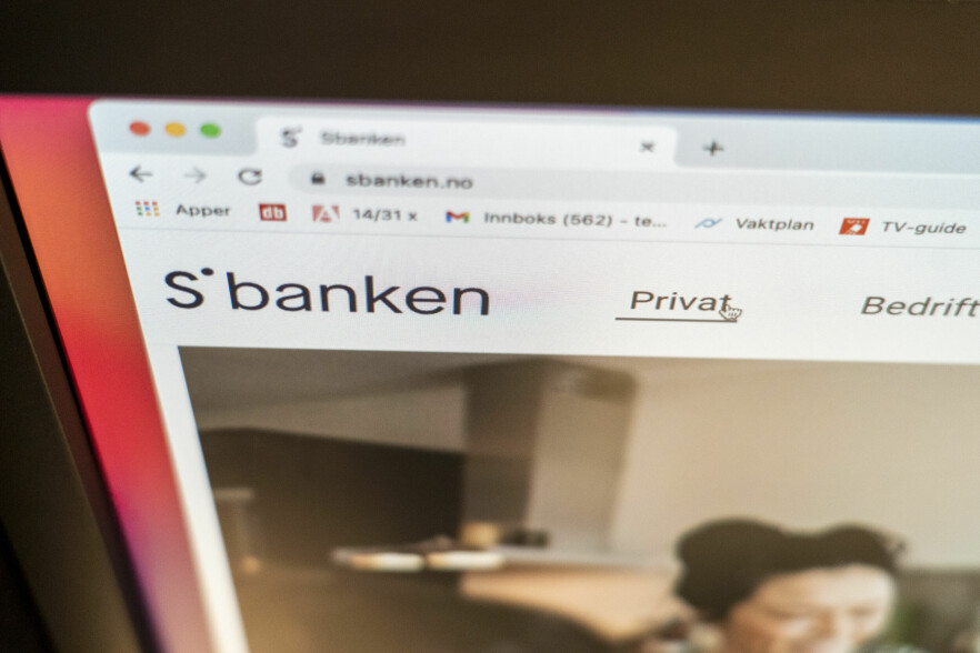 Sbanken ble lørdag formiddag utsatt for et dataangrep av samme type som flere norske instanser ble utsatt for denne uka. 📸: Terje Pedersen / NTB