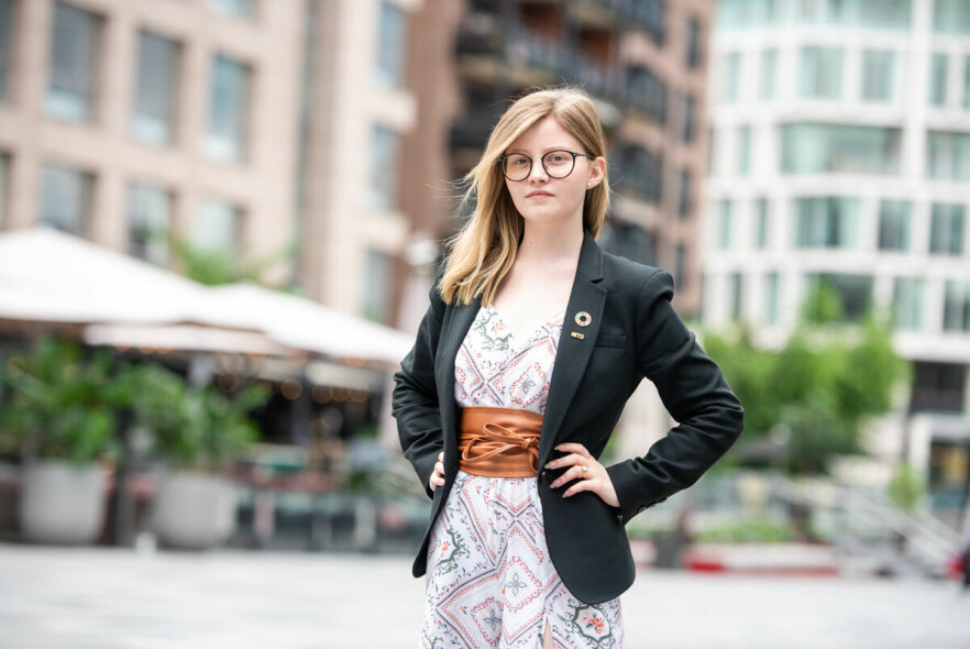- Skuffende, når arbeidsmarkedet for ingeniører er kjempesterkt og vi ser at de langsiktige kompetansebehovene er store, sier Helene Gundersen, leder for NITO Studentene. 📸: NITO