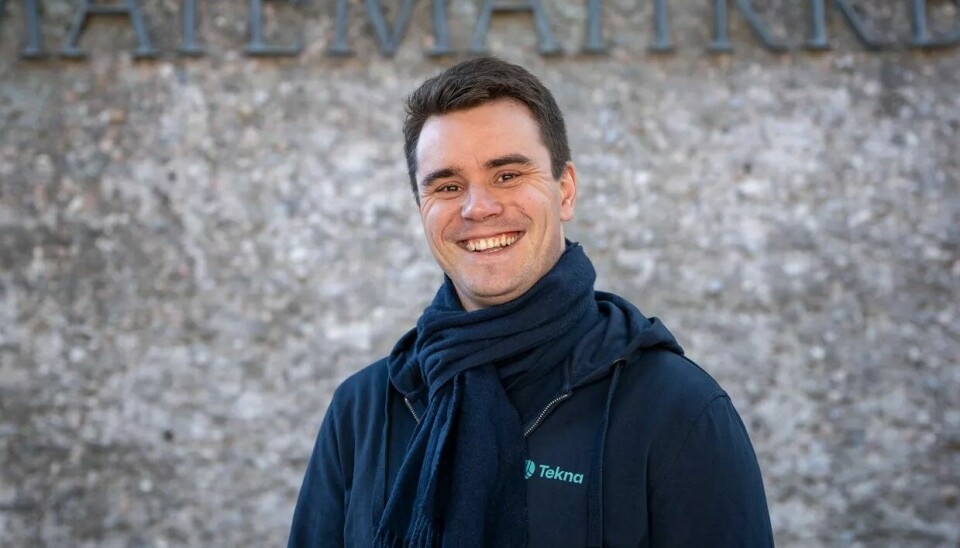 Studentleder i Tekna, Marcus Steen Nitschke. 📸: Tekna