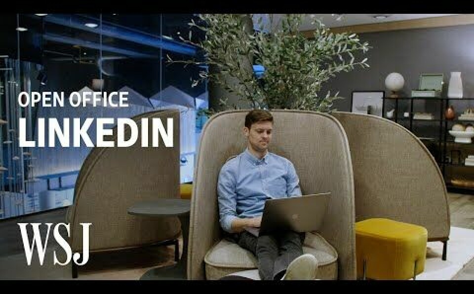 Inside LinkedIn’s New Hybrid Office With More Than 75 Seating Types | Open Office | WSJ