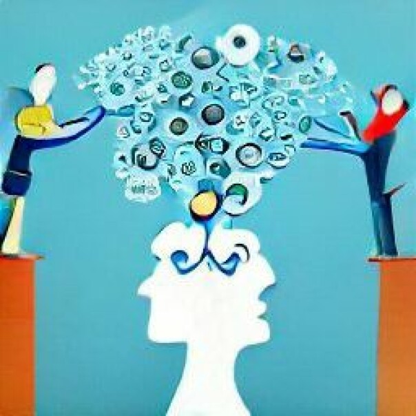 “a feeling of cooperation and co-creation” (craiyon.com)