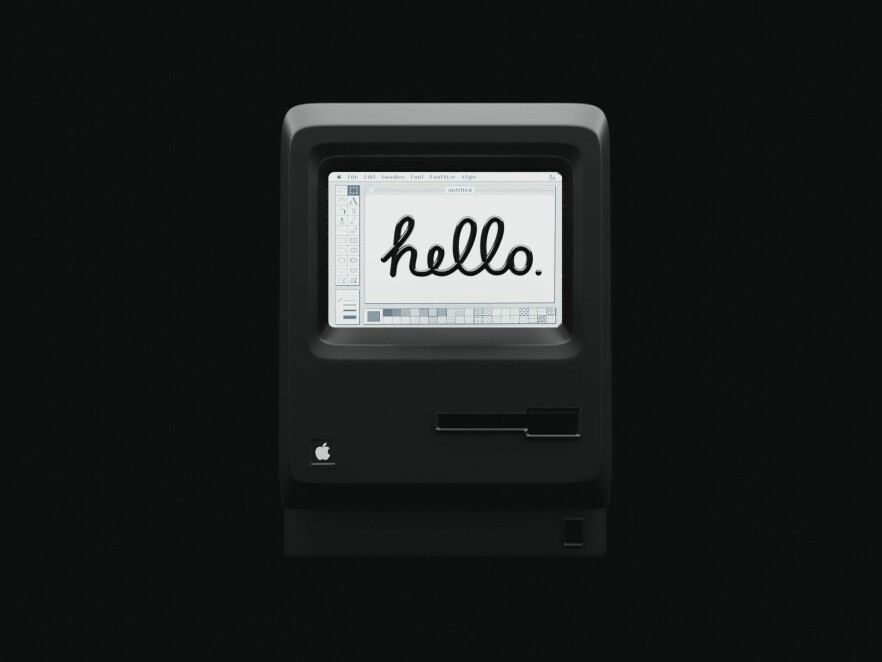 'En flunkende nytt CSS-bibliotek/design-system for å bygge nettsider som ligner på Apples gode gamle System OS'. 📸: Alexander Shatov / Unsplash