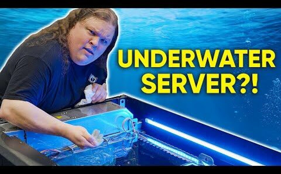 This server lives underwater!