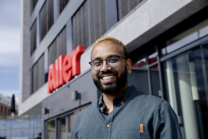 Sunil Nair er ansatt som 'direktør for tech' i Aller Media.