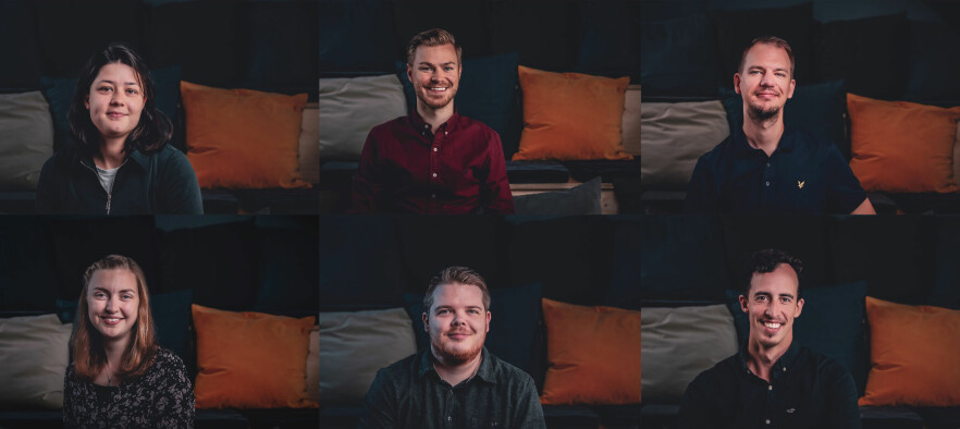 Indent består av Daniel Eckermann, Karoline Bøhn Karlsen, Runar Jørgensen, Martin Hagen, Marius Edvardsen og Emily Hamsilet Bareh Healey.