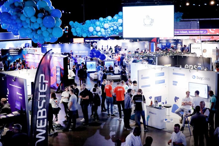 Sånn så det ut i Oslo Spektrum i 2019, sist JavaZone hadde fullskala konferanse. I år skal det bli minst like stort igjen. 📸: Ole Petter Baugerød Stokke