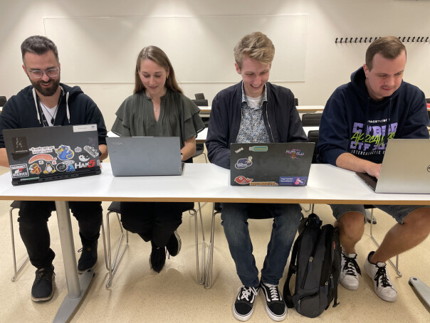 Flere av foreningens aktiviteter er orientert rundt CTF-øvelser. 📸: Mattis Vaaland