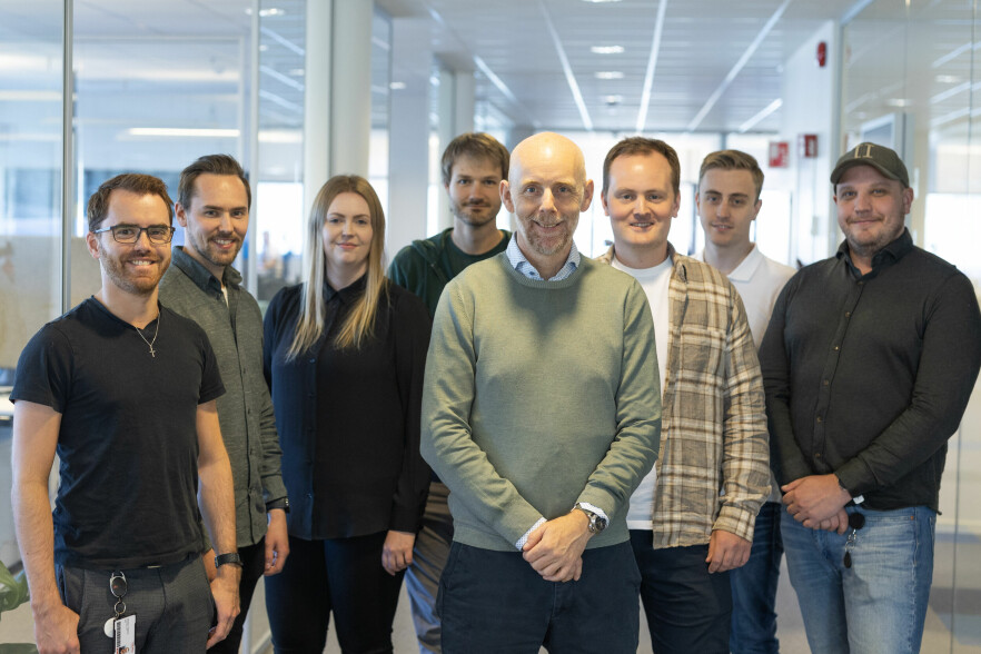 Christian Frøystad, Thomas Lamborg, Linda Hageselle, Magnus Sellereite Fjell, Torstein Ødegård, Brage Dimmen, Ulrik Auflem Eikås og Lars Klubbenes i Visma Avento.