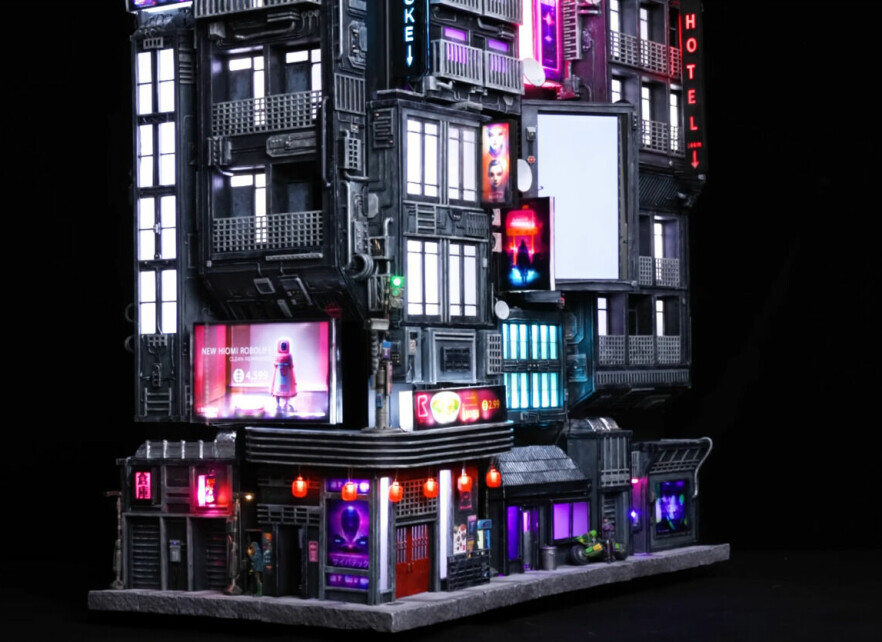 kode24-redaksjonen er betatt av cyberpunk-maskinen som norske Martina i Nerdforge bygget til Linus Tech Tips📸: Skjermdump