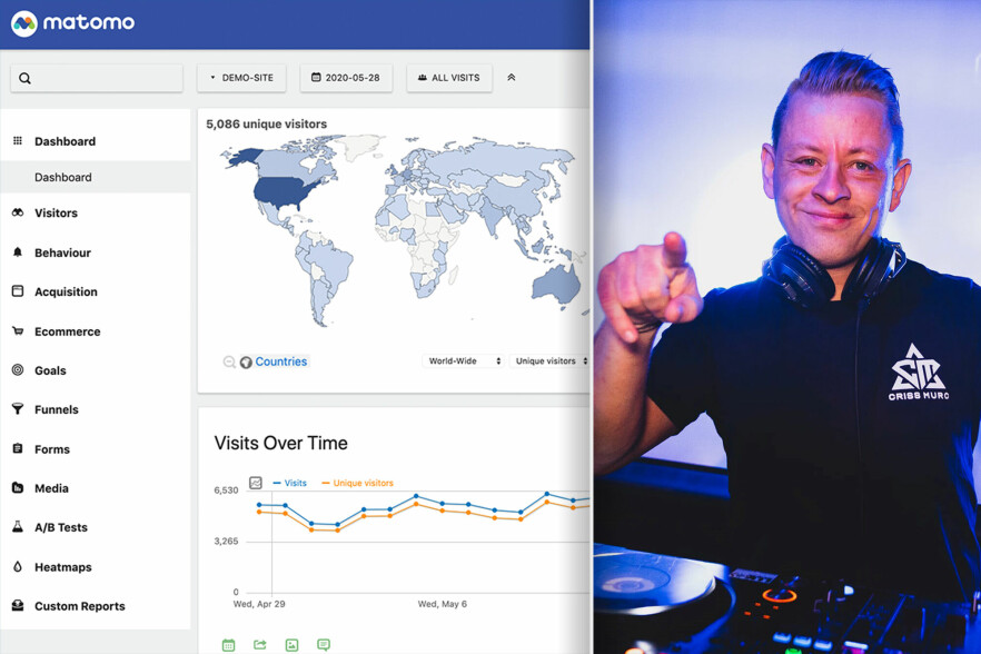 Christian Hjellestad nevner Matoma som et godt alternativ til Google Analytics. 📸: kode24 / privat