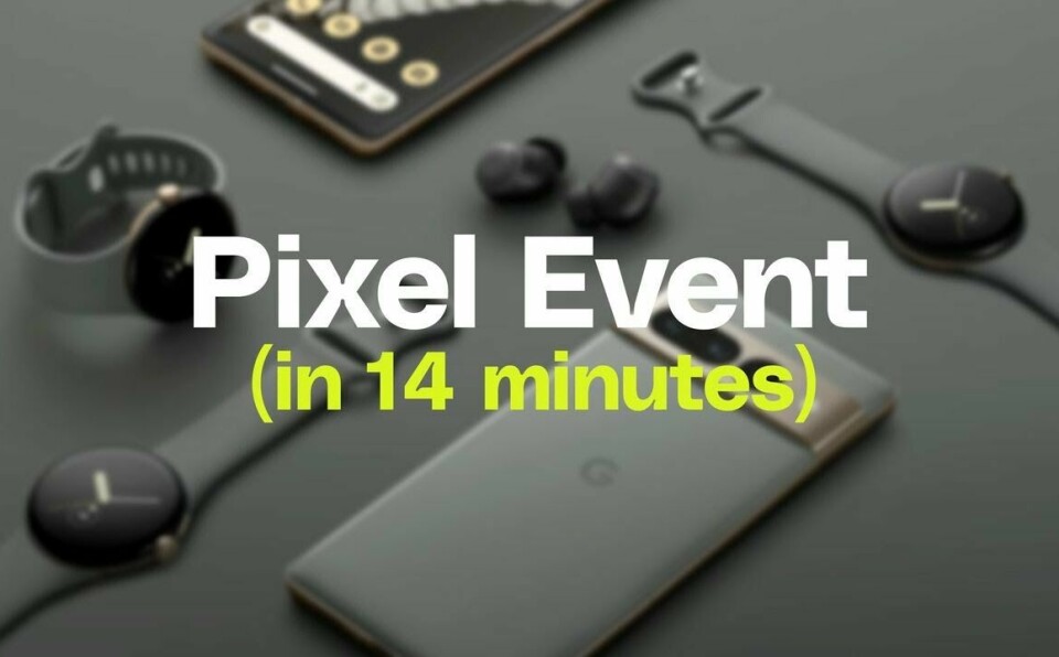 Google Pixel 7 event in 14 minutes