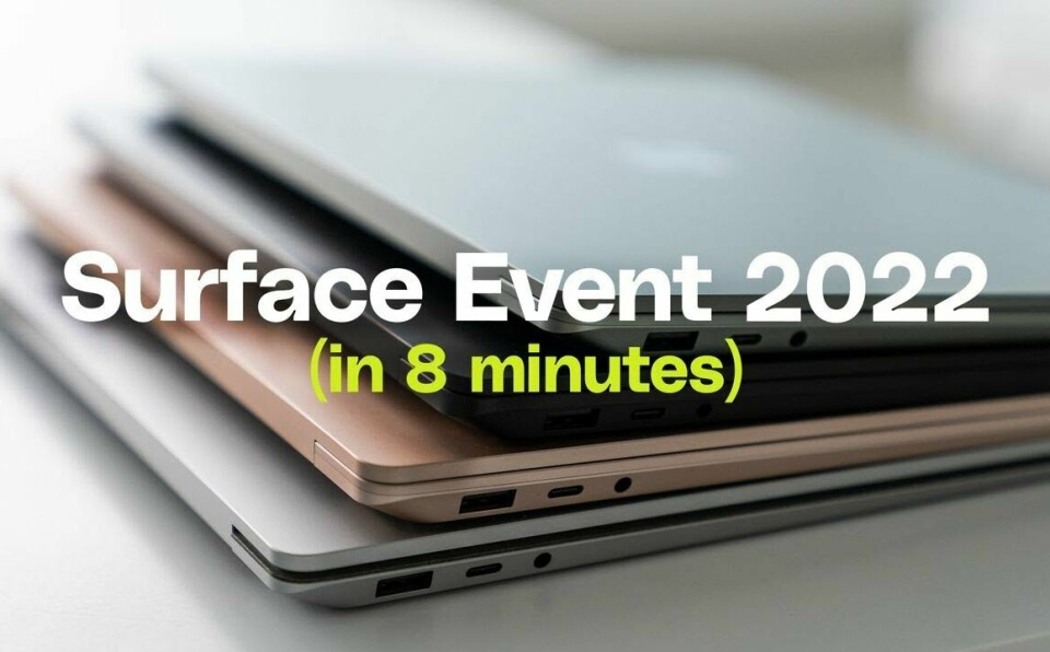 Microsoft Surface 2022 event in 8 minutes