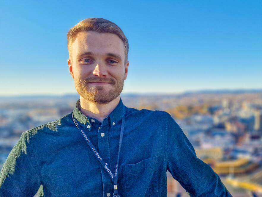 Kai Schieren har fått jobb som utvikler hos Sopra Steria. 📸: Privat