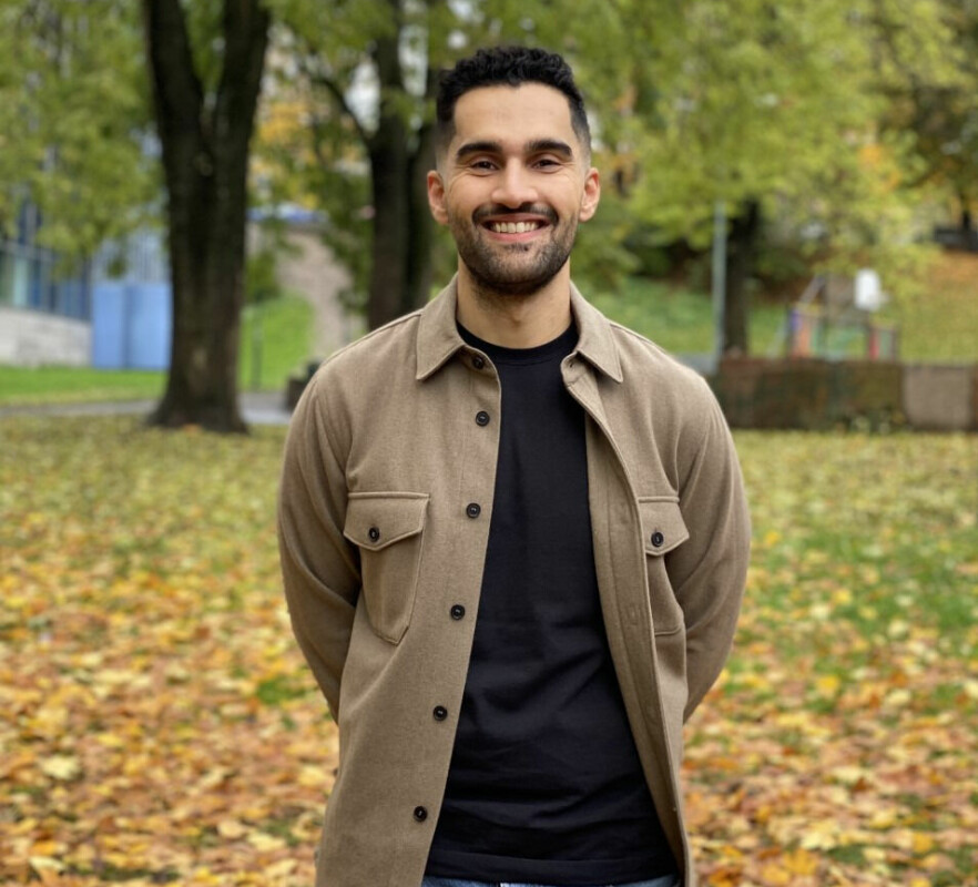 28 år gamle Robin Saleh-Jan har fått seg jobb som backend-utvikler i Tise.