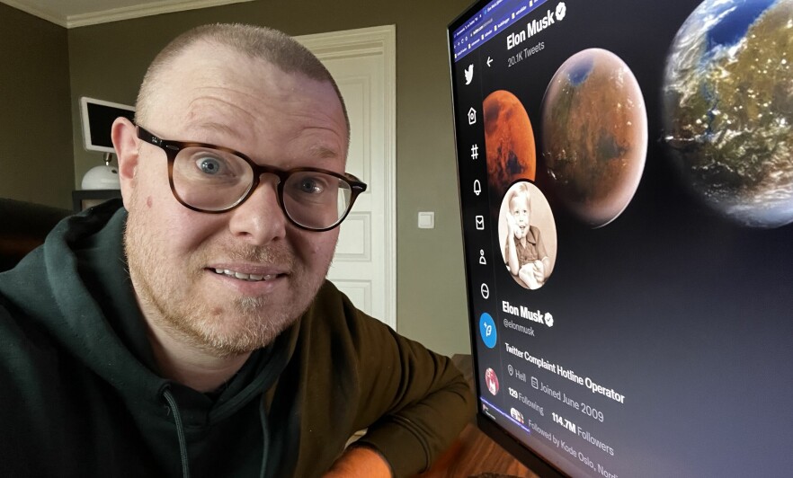 Jørgen Jacobsen i kode24 er sjokkert over oppsigelses-historiene fra amerikanske utviklere i Twitter. 📸: Jørgen Jacobsen