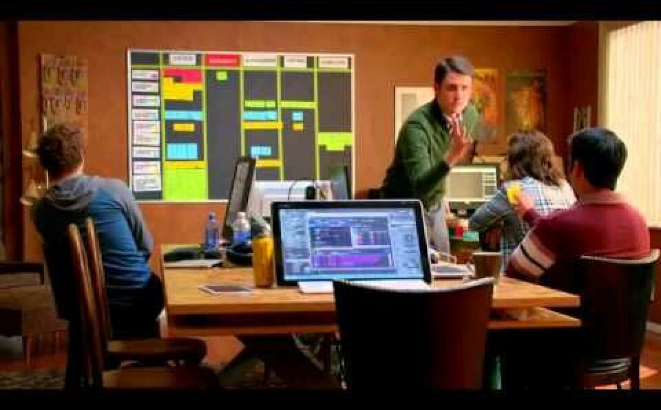 Silicon Valley S01E05 scrum scene