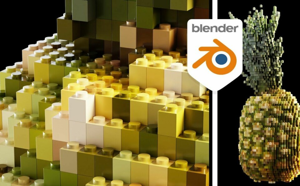Lego anything with this NEW Blender geometry nodes feature