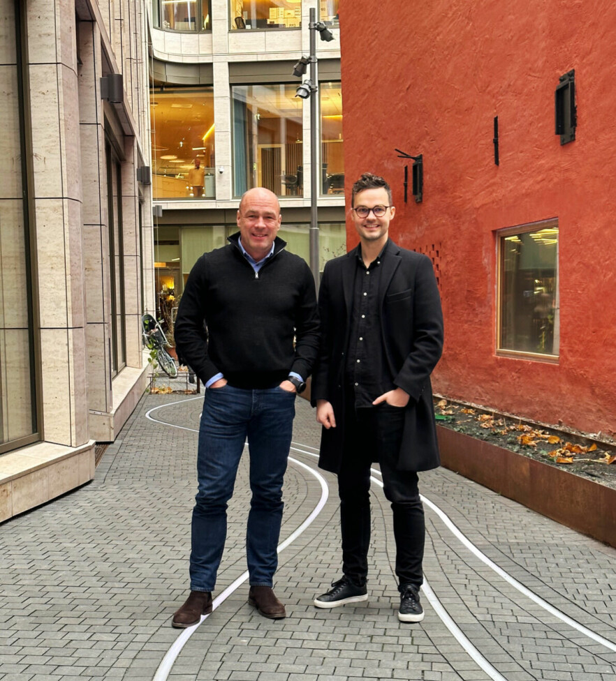Hans-Petter Nygaard og fersk CTO Gøran Hansen i Karnov.