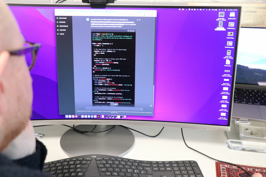 Stack Overflow-moderatorene forteller til The Verge at ChatGPT gjør det for enkelt å oversvømme nettstedet med genererte svar som virker korrekte ved første øyekast, men som ofte inneholder feil. 📸: Mattis Vaaland