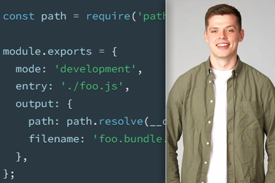 'Webpack er litt mystisk. Jeg har undret når jeg trenger det, hva den lange Webpack-konfigurasjons-filen betyr og hva som egentlig foregår i praksis når Webpack er i bruk', skriver Marcus Haaland. 📸: Skjermdump fra webpack.js.org/privat