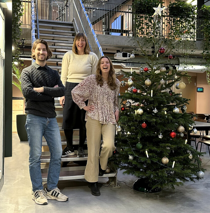 Kavian Braanaas, Katrine Ree Holmøy og Mathilde Weiby har alle begynt hos Netlife.
📸: Marte Brennbakken / Netlife