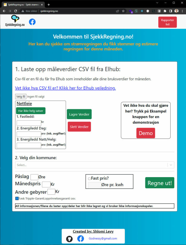 SjekkRegning.no