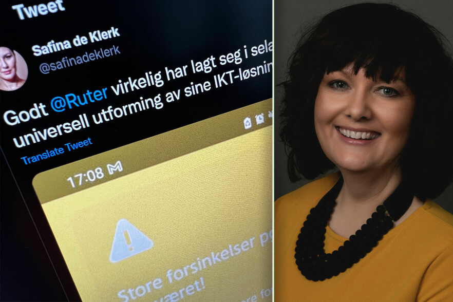 Malin Rygg i Tilsynet for universell utforming av ikt, mener flere bør bruke Diskrimineringsnemda. 📸: UUTilsynet / Twitter