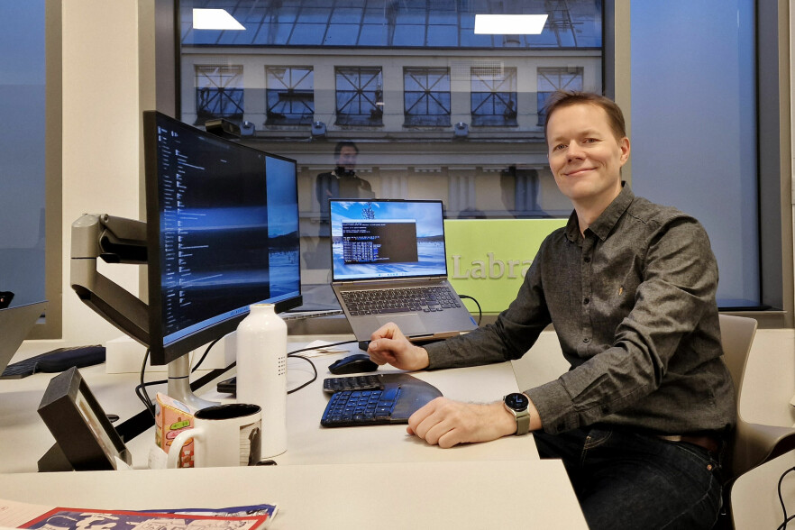 CTO i Labrador CMS, Ole Andreas Flaaten Jonsgård, sier nedetiden til Labrador skyldtes filsystemet. 📸: Labrador CMS