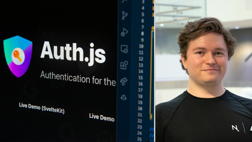 Balázs Orbán jobber i Vercel og leder utviklingen av autentiseringsbiblioteket Auth.js (tidligere NextAuth.js). 📸: Kurt Lekanger
