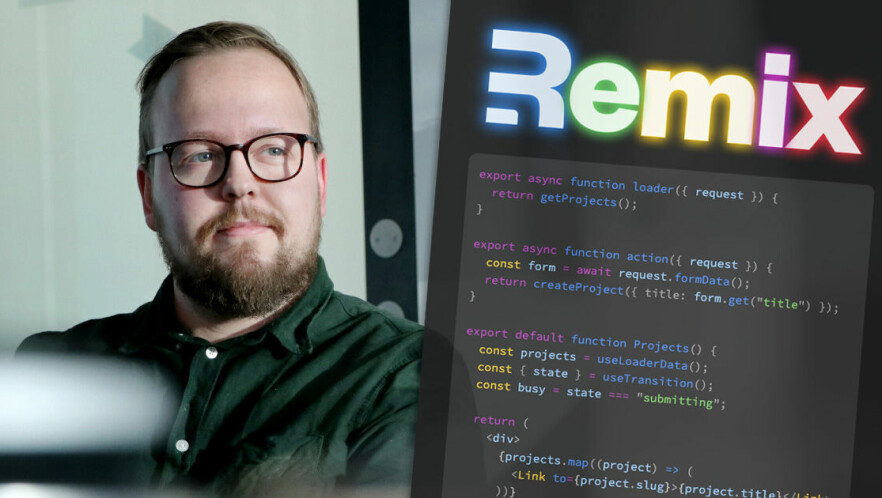 Remix er ett av favorittrammeverkene til fagsjef Kristofer Giltvet Selbekk i Bekk. 📸: Ole Petter Baugerød Stokke / kode24