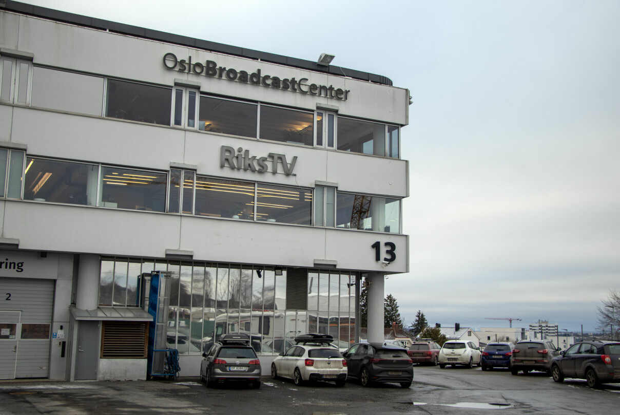 RiksTV og Strim holder til i disse lokalene på en høyde overfor Økern i Oslo. 📸: Kurt Lekanger