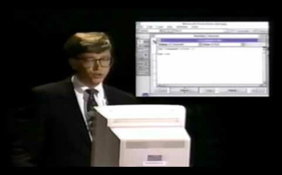 Bill Gates demonstrates Visual Basic (1991)