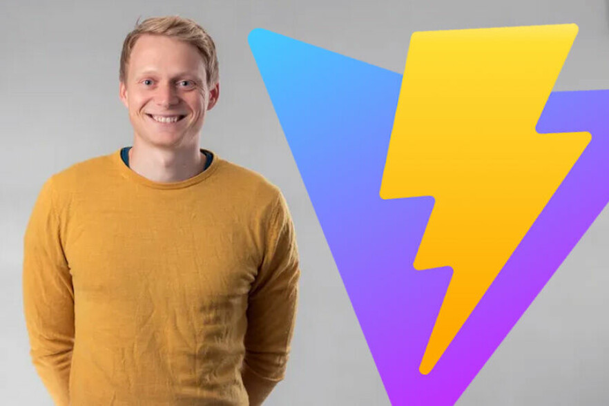 Gaute Meek Olsen i Capra Consulting mener Vite gjør at utviklere slipper å knote med mye oppsett selv. 📸: Capra / kode24