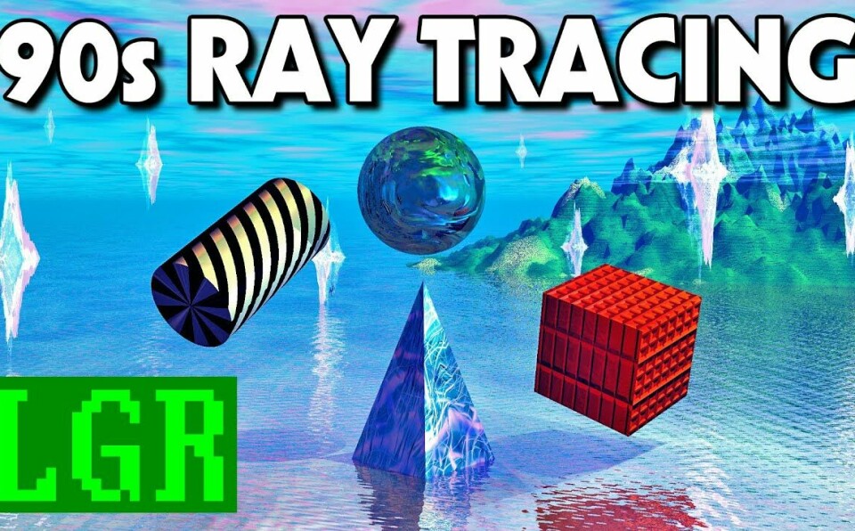 Bryce 3D: Making Surreal Trapper Keeper/DnB Art on Windows 95