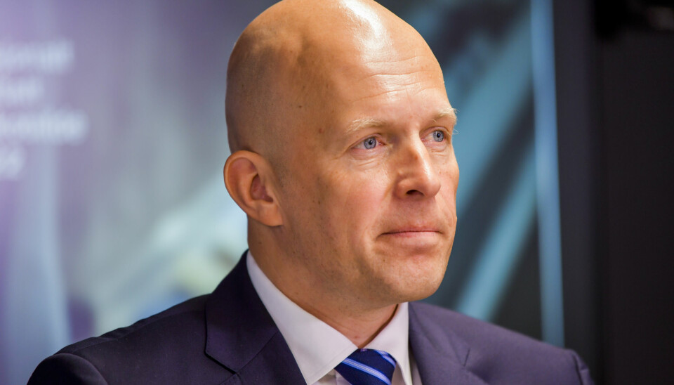 Pressekontakt for Nasjonal sikkerhetsmyndighet (NSM )Hasse Lindmo sier NSM er rammet av et tjenestenekt-angrep. 📸: Rodrigo Freitas / NTB