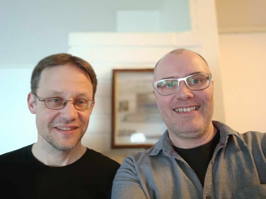 Nils Liaaen Corneliusen og Sjur Julin. 📸: Privat