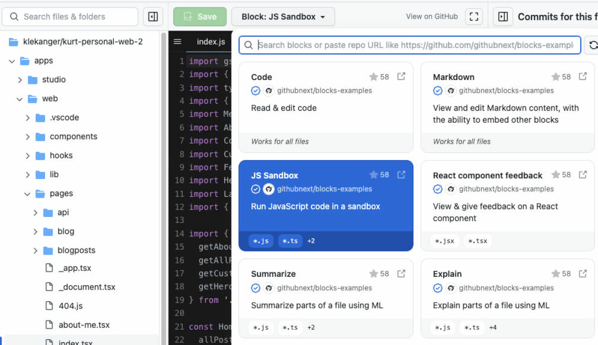 Vi prøver GitHub Blocks: - Lovende, men uferdig