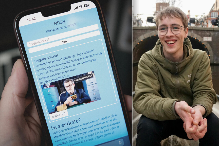 Olav Sundfør har laga nrss.deno.dev, som lar deg få NRKs podcaster inn i podcast-appene dine gjennom RSS, stikk i strid med NRKs ønske om å kontrollere dem selv. 📸: Ole Petter Baugerød Stokke / Privat