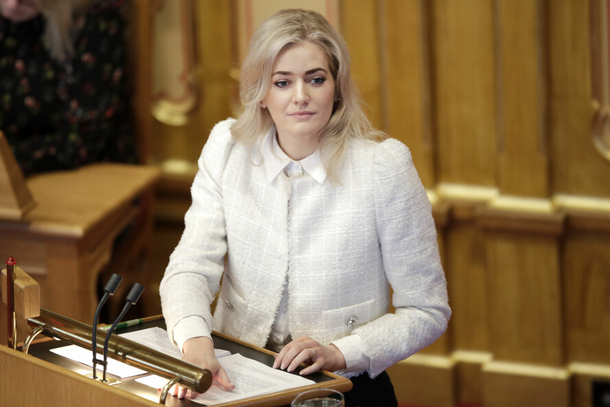 Justis- og beredskapsdepartementet kommer i dag til å sende brev til alle departementer der vi fraråder å ha Tiktok og Telegram på tjenesteenheter, forteller Emilie Enger Mehl. 📸: Rodrigo Freitas / NTB