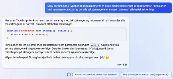 Joda, dette var jo greit nok.