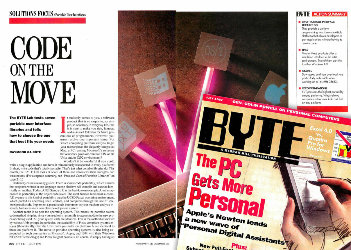 Amerikanske Byte gikk ofte skikkelig i dybden. 📸: The Internet Archive / Byte