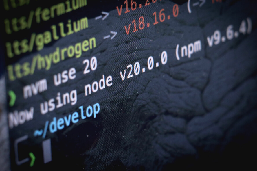 Node.js er ute i versjon 20. 📸: Ole Petter Baugerød Stokke