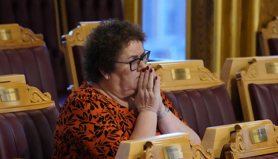 Olaug Vervik Bollestad (KrF) i salen under en spørretime i Stortinget. 📸: Ole Berg-Rusten / NTB