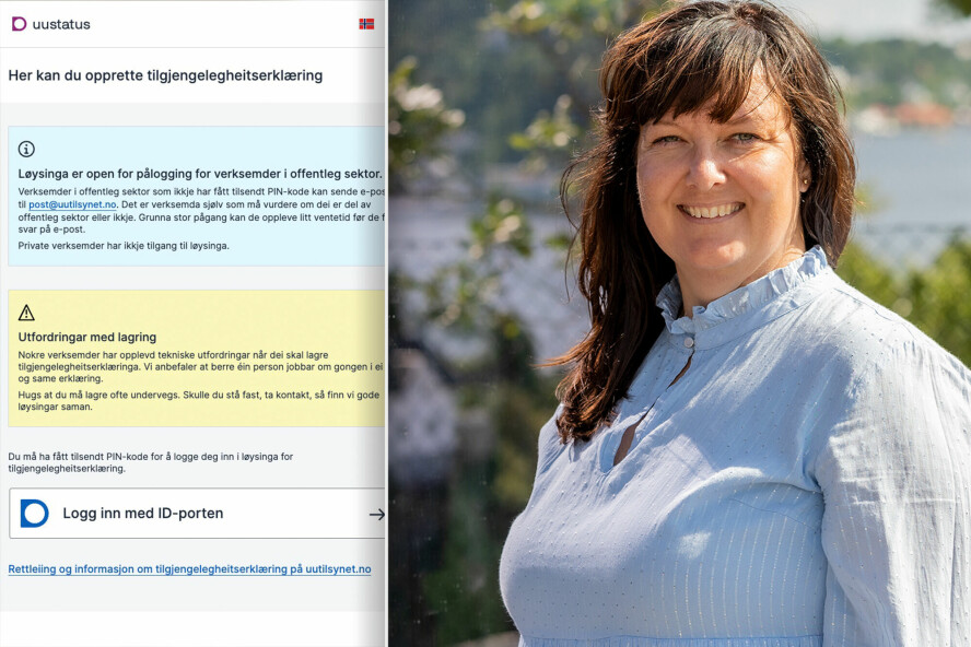 Tilsynsdirektør Malin Rygg er fornøyd med at norske offentlige virksomheter tar tilgjengelighetserklæringen på alvor. 📸: Uu-tilsynet