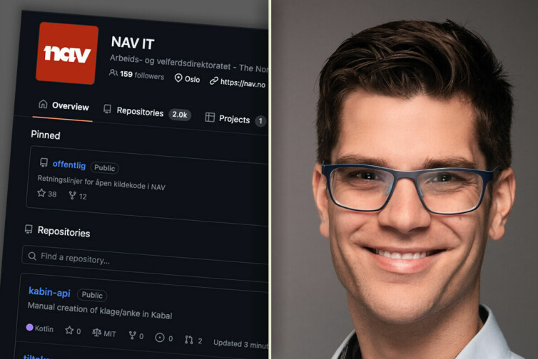 2.000 av NAVs totalt rundt 5000 git-repoer er åpen kildekode. 📸: NAV
