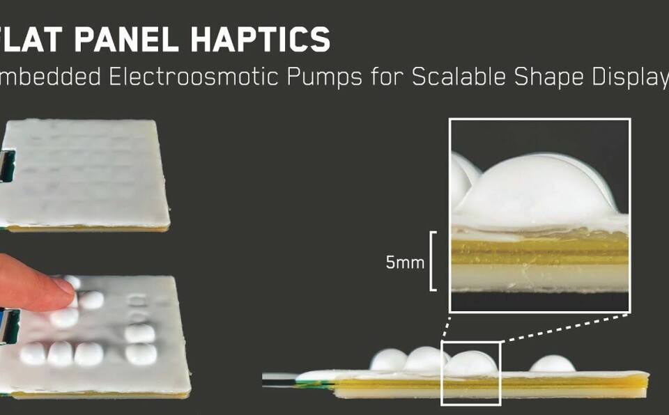 Flat Panel Haptics: Embedded Electroosmotic Pumps for Scalable Shape Displays