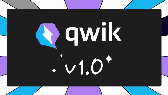Qwik kommer i versjon 1.0. 📸: builder.io/blog/qwik-v1